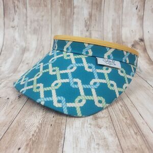 Glove It Blue Green Visor with Coil Closure Tennis Golf